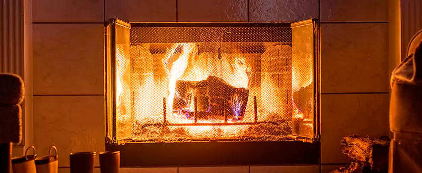 Mendota Hearth Landscape Fireplace Installation in Raytown, Missouri